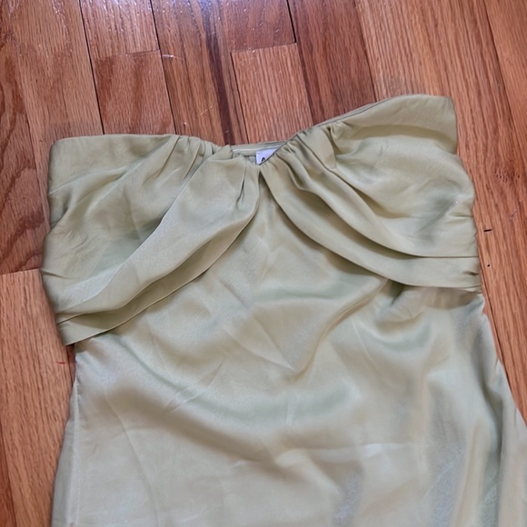 Princess Polly Irena strapless mini dress green - Picture 3 of 7